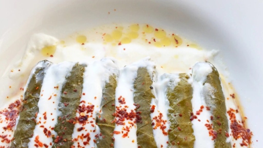 Kıymalı yaprak dolması