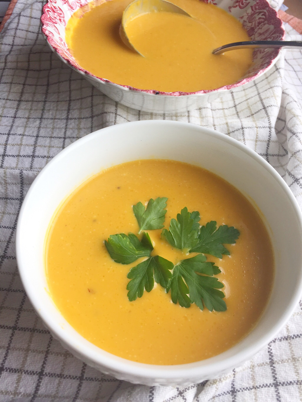 Kremalı balkabağı çorbası