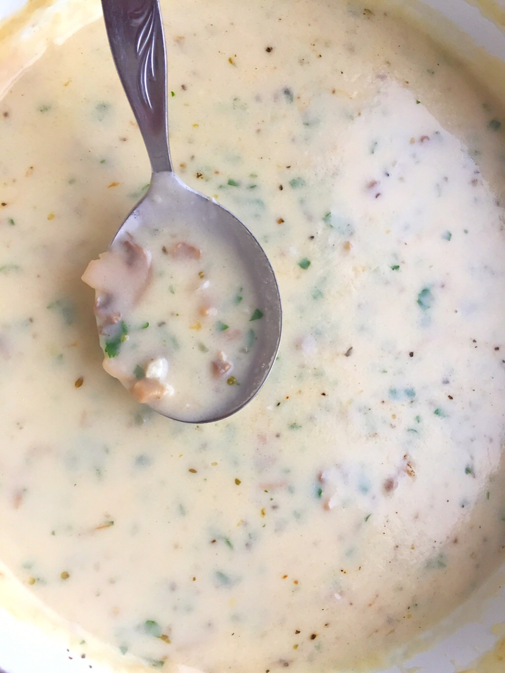 Kremalı mantar çorbası