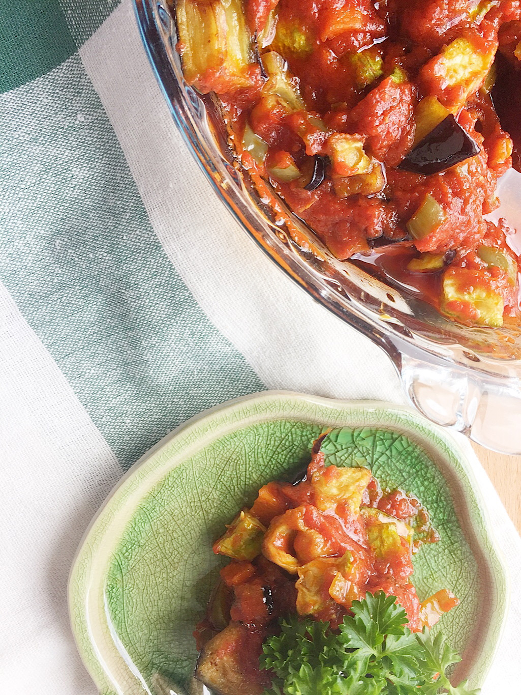 Zeytinyağlı patlıcan-şakşuka