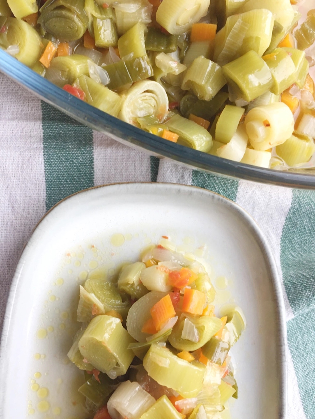 Zeytinyağlı pırasa