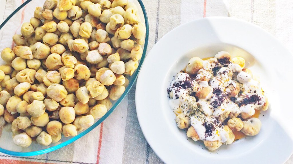 Fırında yeşil-mercimekli mantı tarifi