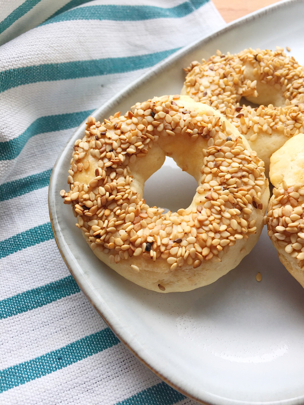 Susamlı tuzlu simit