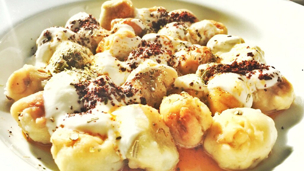 Fırında yeşil-mercimekli mantı tarifi