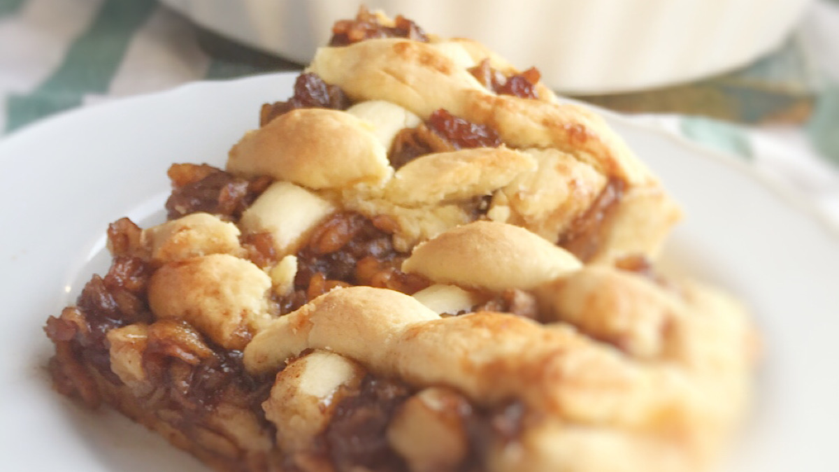 Elmalı tart - kafesli