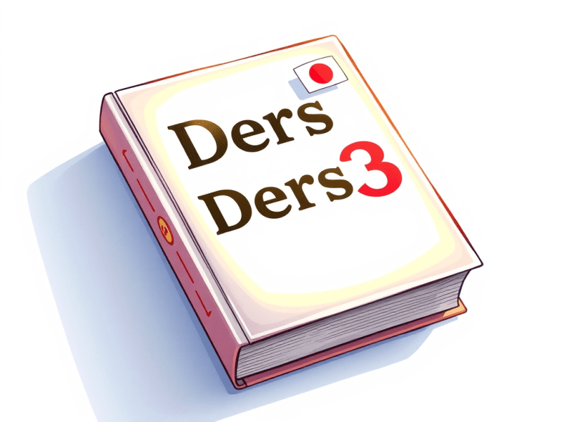 Japonca ders 3